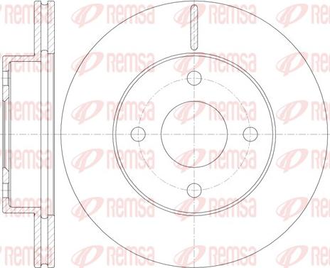 Remsa 61131.10 - Əyləc Diski furqanavto.az