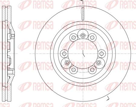 Remsa 61830.10 - Əyləc Diski furqanavto.az