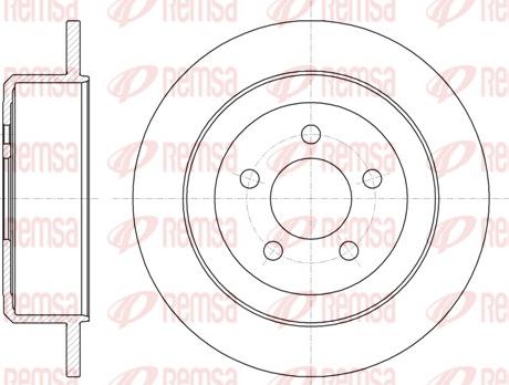Remsa 61271.00 - Əyləc Diski furqanavto.az