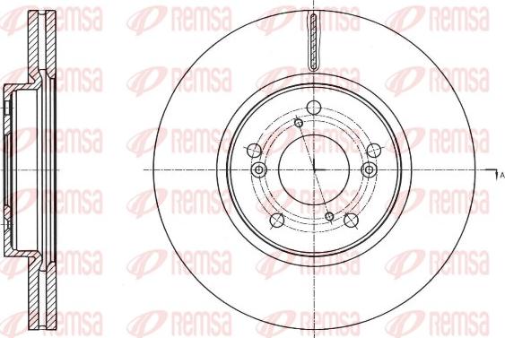 Remsa 61754.10 - Əyləc Diski furqanavto.az