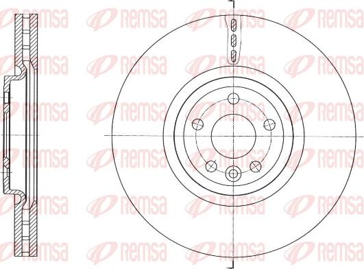 Remsa 61758.10 - Əyləc Diski furqanavto.az