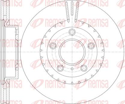 Remsa 61722.10 - Əyləc Diski furqanavto.az