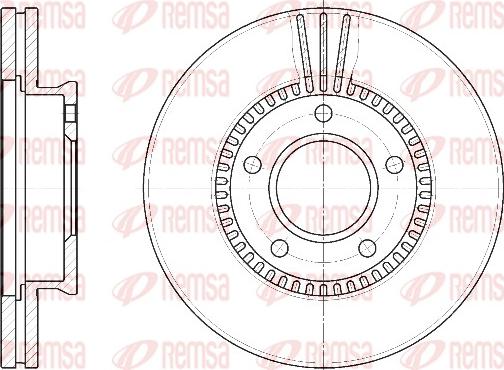 Remsa 6892.10 - Əyləc Diski furqanavto.az