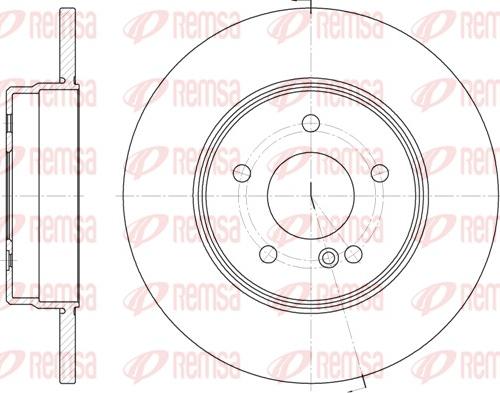 Remsa 6801.00 - Əyləc Diski furqanavto.az