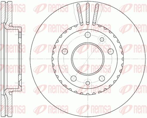 Remsa 6888.10 - Əyləc Diski furqanavto.az