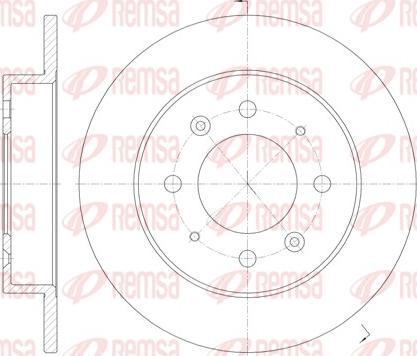 Remsa 6874.00 - Əyləc Diski furqanavto.az