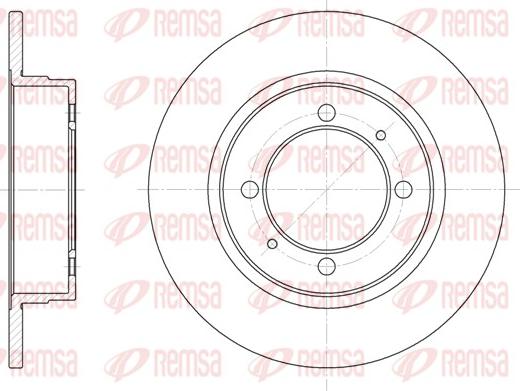 Remsa 6390.00 - Əyləc Diski furqanavto.az