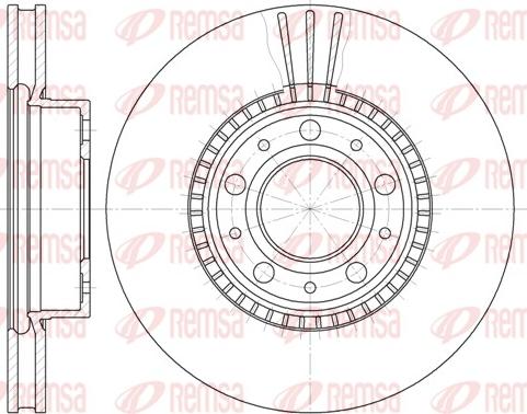 Remsa 6304.10 - Əyləc Diski furqanavto.az