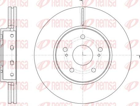 Remsa 62513.10 - Əyləc Diski furqanavto.az