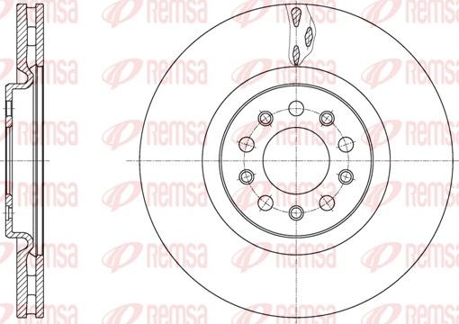 Remsa 62035.10 - Əyləc Diski furqanavto.az