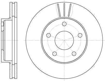 BOSCH 986478195 - Əyləc Diski furqanavto.az