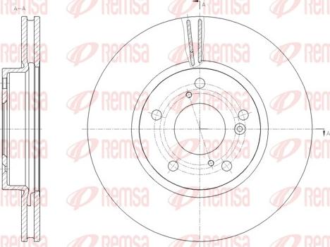 Remsa 62112.10 - Əyləc Diski furqanavto.az