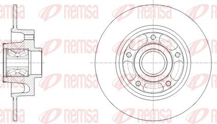 Remsa 62138.20 - Əyləc Diski furqanavto.az