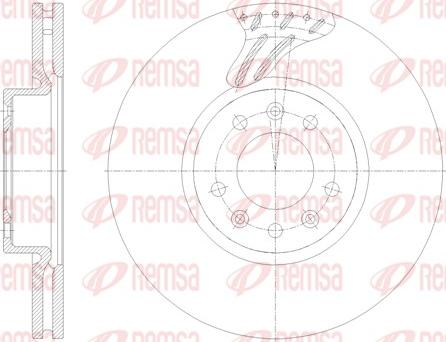 Remsa 62122.10 - Əyləc Diski furqanavto.az