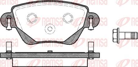 R Brake RB1381 - Əyləc altlığı dəsti, əyləc diski furqanavto.az