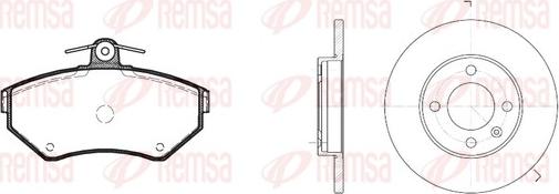 Remsa 8631.03 - Əyləc dəsti, diskli əyləclər www.furqanavto.az