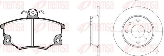 Remsa 8146.00 - Əyləc dəsti, diskli əyləclər furqanavto.az