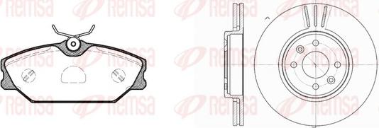 Remsa 8208.02 - Əyləc dəsti, diskli əyləclər furqanavto.az