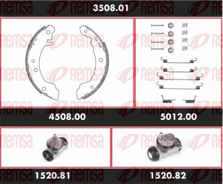 Remsa 3508.01 - Əyləc Başlığı Dəsti furqanavto.az