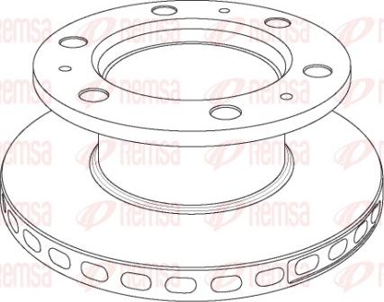Remsa NCA1018.20 - Əyləc Diski furqanavto.az