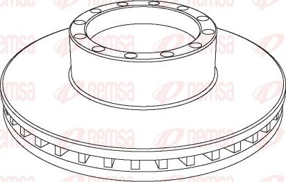 Remsa NCA1120.20 - Əyləc Diski furqanavto.az