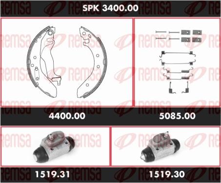 Remsa SPK 3400.00 - Əyləc Başlığı Dəsti furqanavto.az