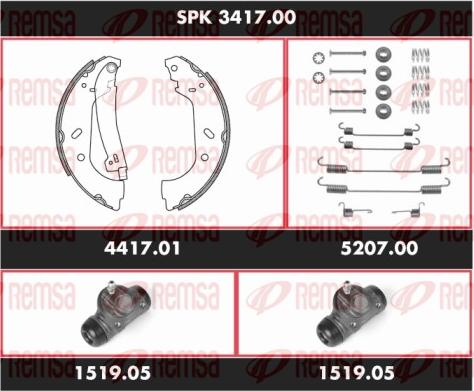 Remsa SPK 3417.00 - Əyləc Başlığı Dəsti furqanavto.az