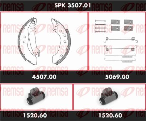 Remsa SPK 3507.01 - Əyləc Başlığı Dəsti furqanavto.az