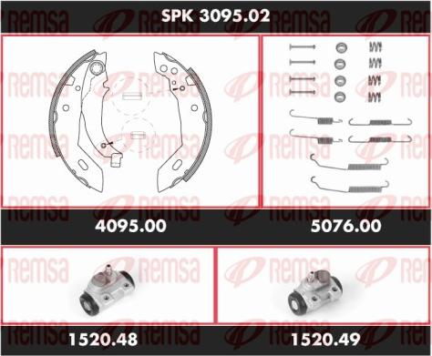 Remsa SPK 3095.02 - Əyləc Başlığı Dəsti furqanavto.az