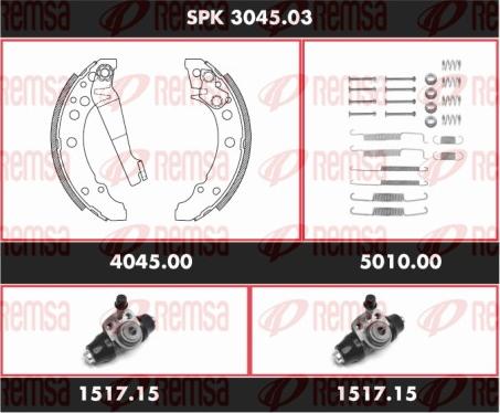 Remsa SPK 3045.03 - Əyləc Başlığı Dəsti furqanavto.az