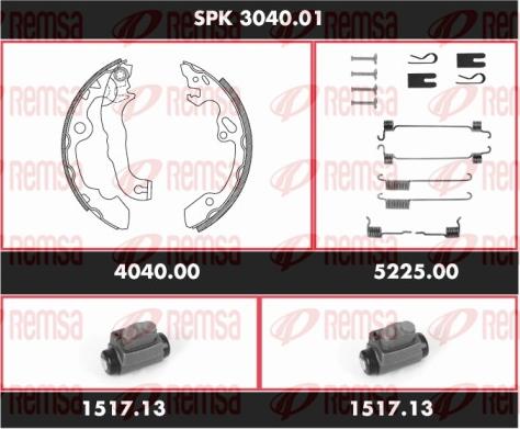 Remsa SPK 3040.01 - Əyləc Başlığı Dəsti furqanavto.az