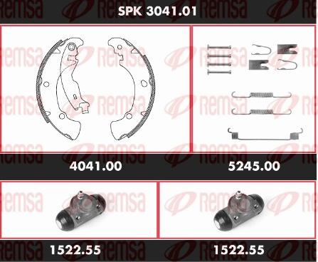 Remsa SPK 3041.01 - Əyləc Başlığı Dəsti furqanavto.az