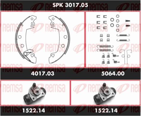 Remsa SPK 3017.05 - Əyləc Başlığı Dəsti furqanavto.az