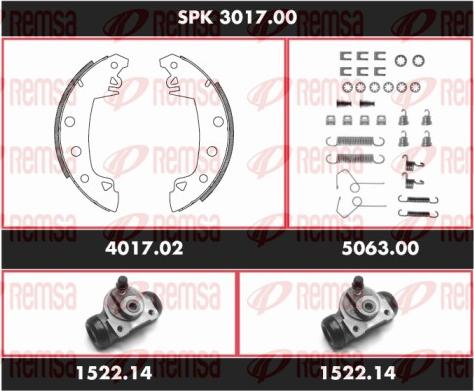 Remsa SPK 3017.00 - Əyləc Başlığı Dəsti furqanavto.az