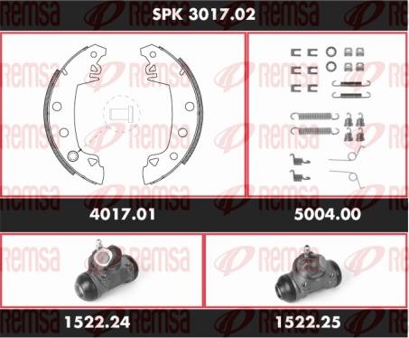 Remsa SPK 3017.02 - Əyləc Başlığı Dəsti furqanavto.az