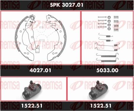 Remsa SPK 3027.01 - Əyləc Başlığı Dəsti furqanavto.az