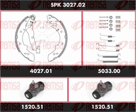 Remsa SPK 3027.02 - Əyləc Başlığı Dəsti furqanavto.az