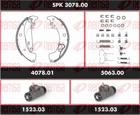 Remsa SPK 3078.00 - Əyləc Başlığı Dəsti furqanavto.az