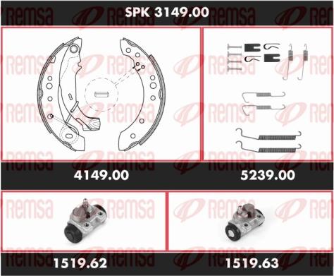 Remsa SPK 3149.00 - Əyləc Başlığı Dəsti furqanavto.az