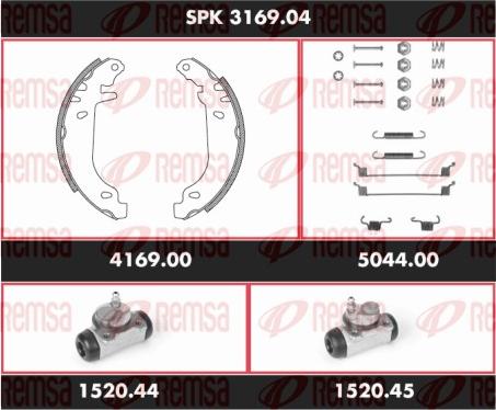 Remsa SPK 3169.04 - Əyləc Başlığı Dəsti furqanavto.az