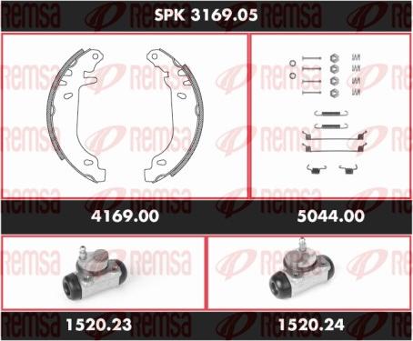 Remsa SPK 3169.05 - Əyləc Başlığı Dəsti furqanavto.az