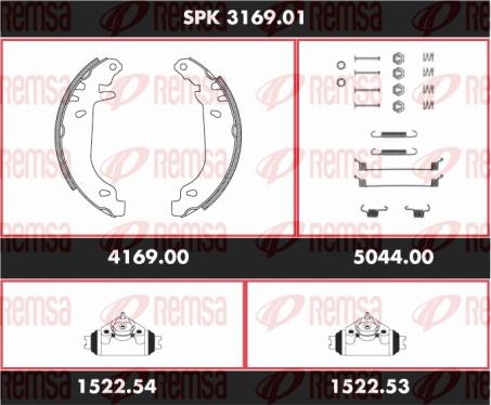 Remsa SPK 3169.01 - Əyləc Başlığı Dəsti furqanavto.az