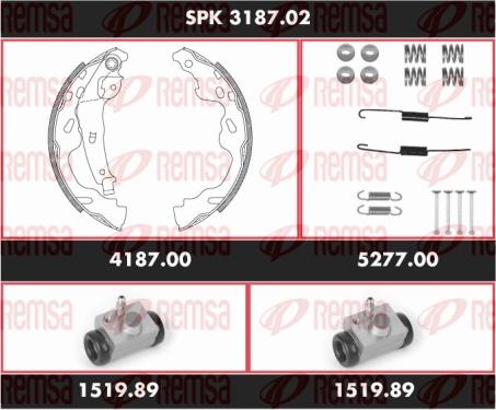 Remsa SPK 3187.02 - Əyləc Başlığı Dəsti furqanavto.az