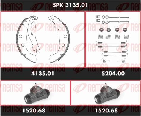 Remsa SPK 3135.01 - Əyləc Başlığı Dəsti furqanavto.az