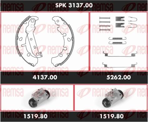 Remsa SPK 3137.00 - Əyləc Başlığı Dəsti furqanavto.az