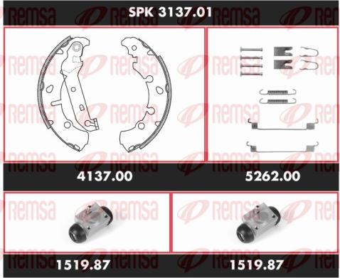 Remsa SPK 3137.01 - Əyləc Başlığı Dəsti furqanavto.az