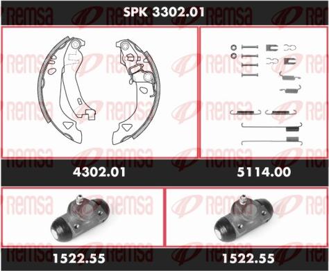 Remsa SPK 3302.01 - Əyləc Başlığı Dəsti furqanavto.az