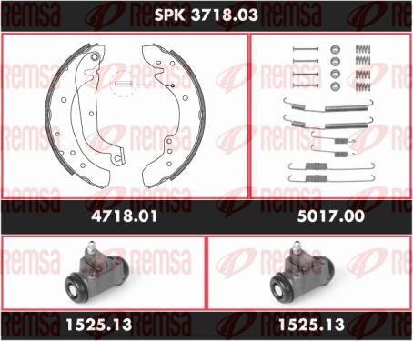 Remsa SPK 3718.03 - Əyləc Başlığı Dəsti furqanavto.az