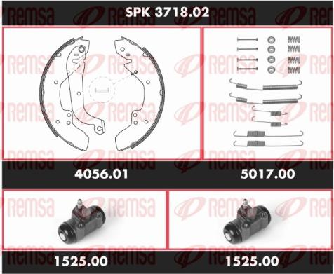 Remsa SPK 3718.02 - Əyləc Başlığı Dəsti furqanavto.az