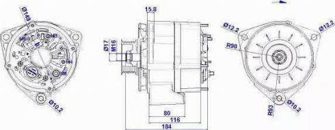 Remy 19025112 - Alternator furqanavto.az